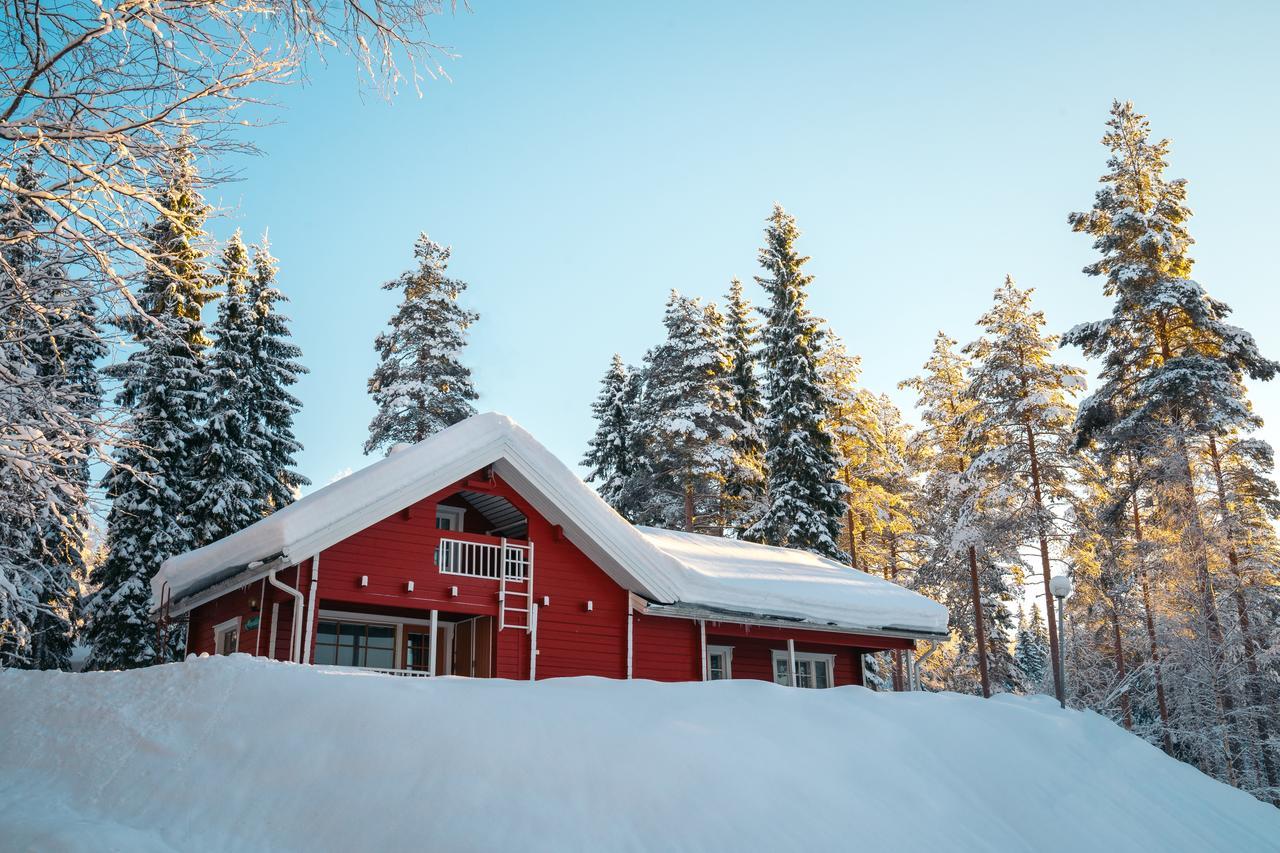 Lomaperkkioe Cottages Каяани Экстерьер фото